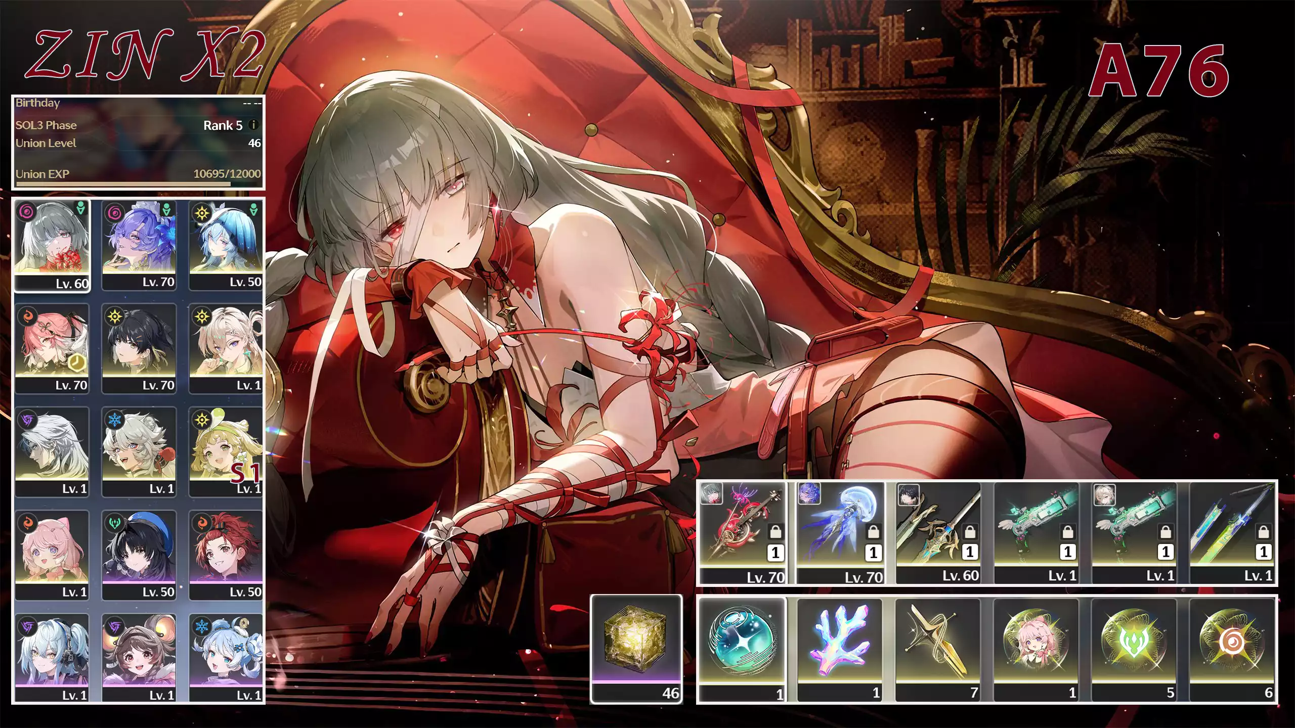 Phrolova C0R1 + Cantarella C0R1 + Lynae C0R2 + Shore C0